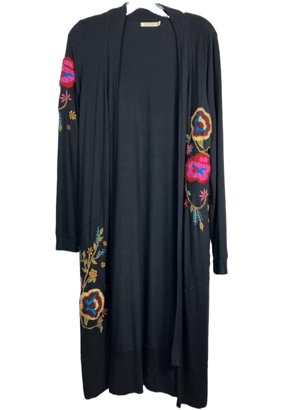 M Caite 2010 Mexican Embroidery Cardigan Jacket Cardi Coat Layering